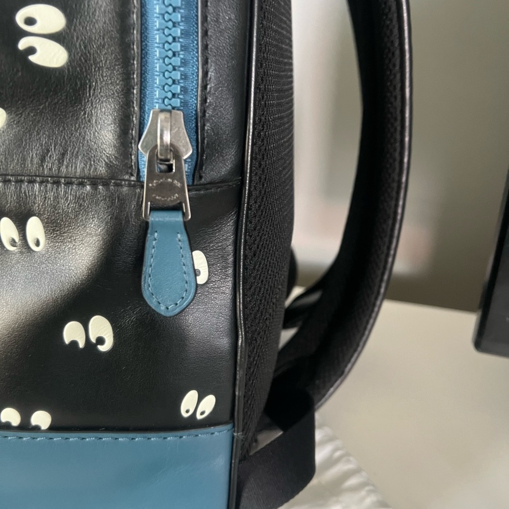Disney X Coach Spooky Eyes Dark Fairytale Leather BackPack - Picture 6 of 12